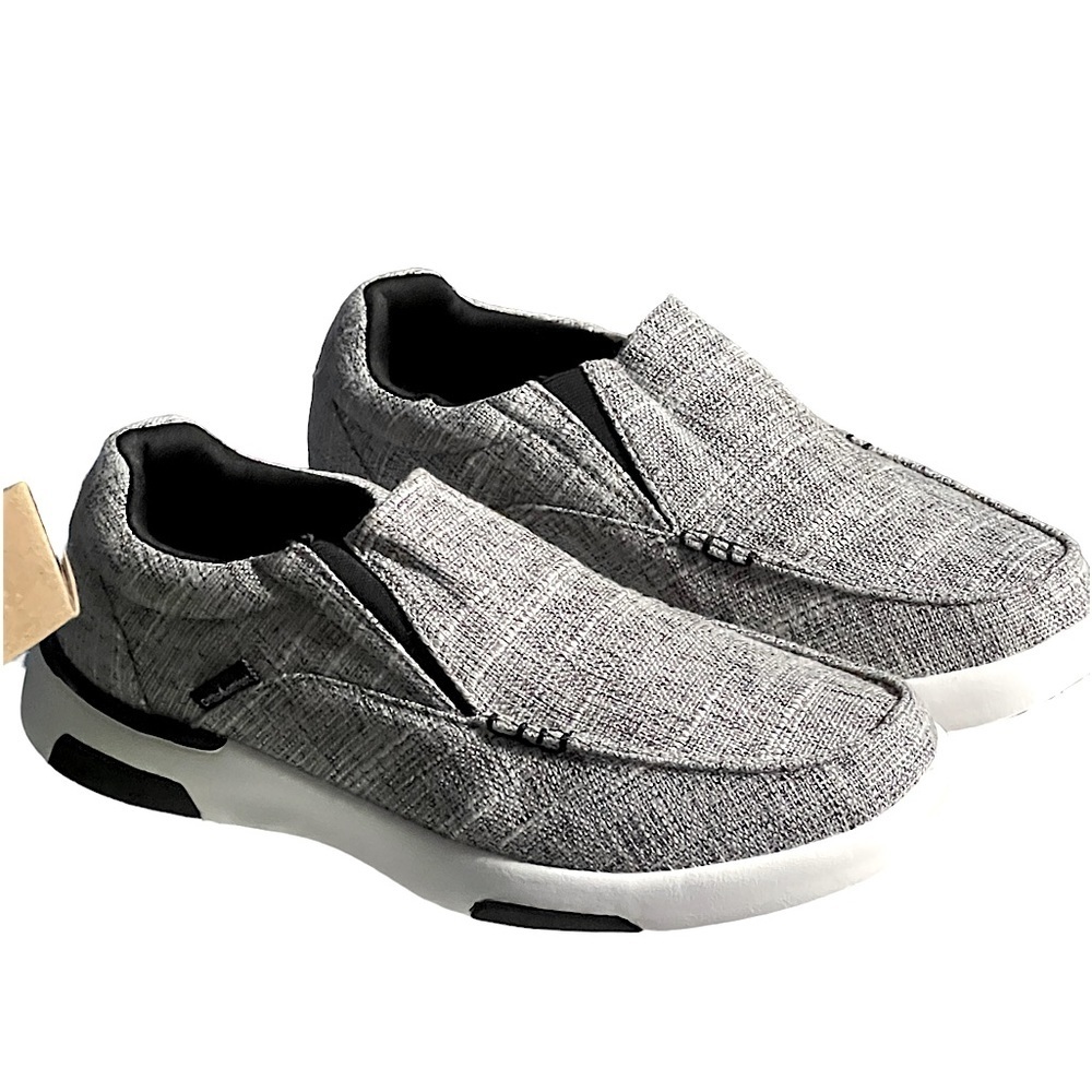 Ortho Comfort Men’s Slip On Canvas Boat Shoes Loafers,Walking Shoes Size 8 NWT